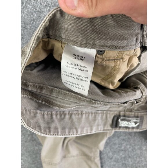 Mountain Khakis Classic Fit Pants Men's 38 x 30 Green/Beige Canvas Work Stretch - Picture 11 of 11